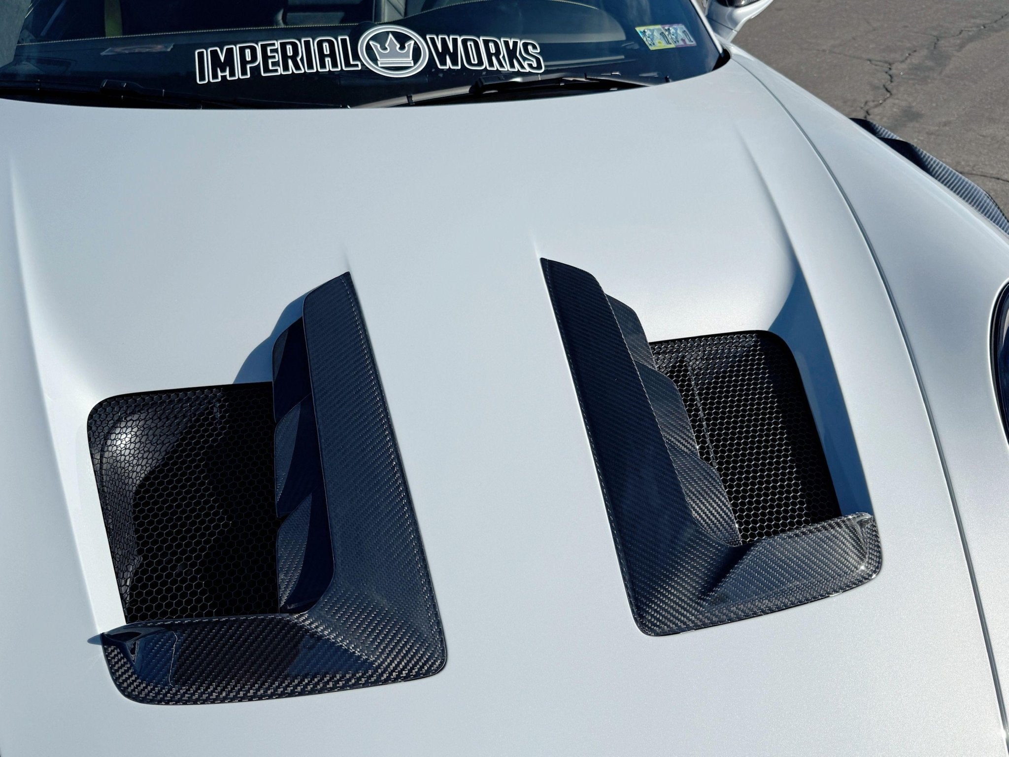Porsche 992 GT3 RS Plastic OEM Dry-Carbon Replacement Kit Aftermarket Carbon Fiber Part / Bodykit - Robot Bodykits