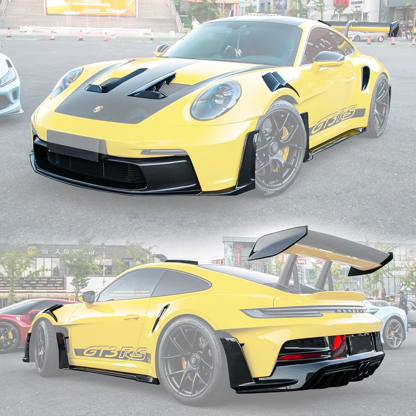 Porsche 992 GT3 RS Plastic OEM Dry-Carbon Replacement Kit Aftermarket Carbon Fiber Part / Bodykit - Robot Bodykits