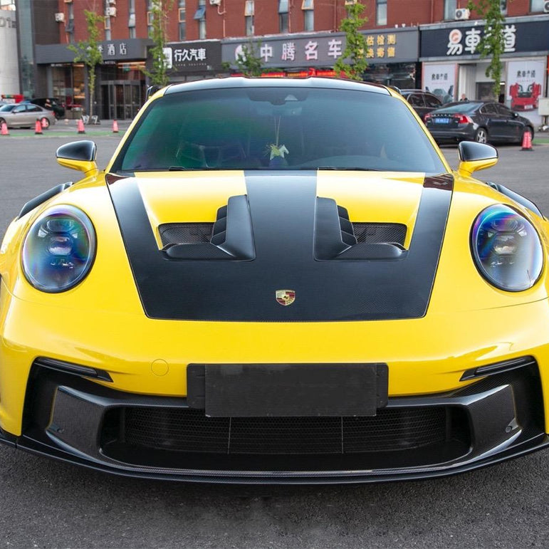 Porsche 992 GT3 RS Plastic OEM Dry-Carbon Replacement Kit Aftermarket Carbon Fiber Part / Bodykit - Robot Bodykits