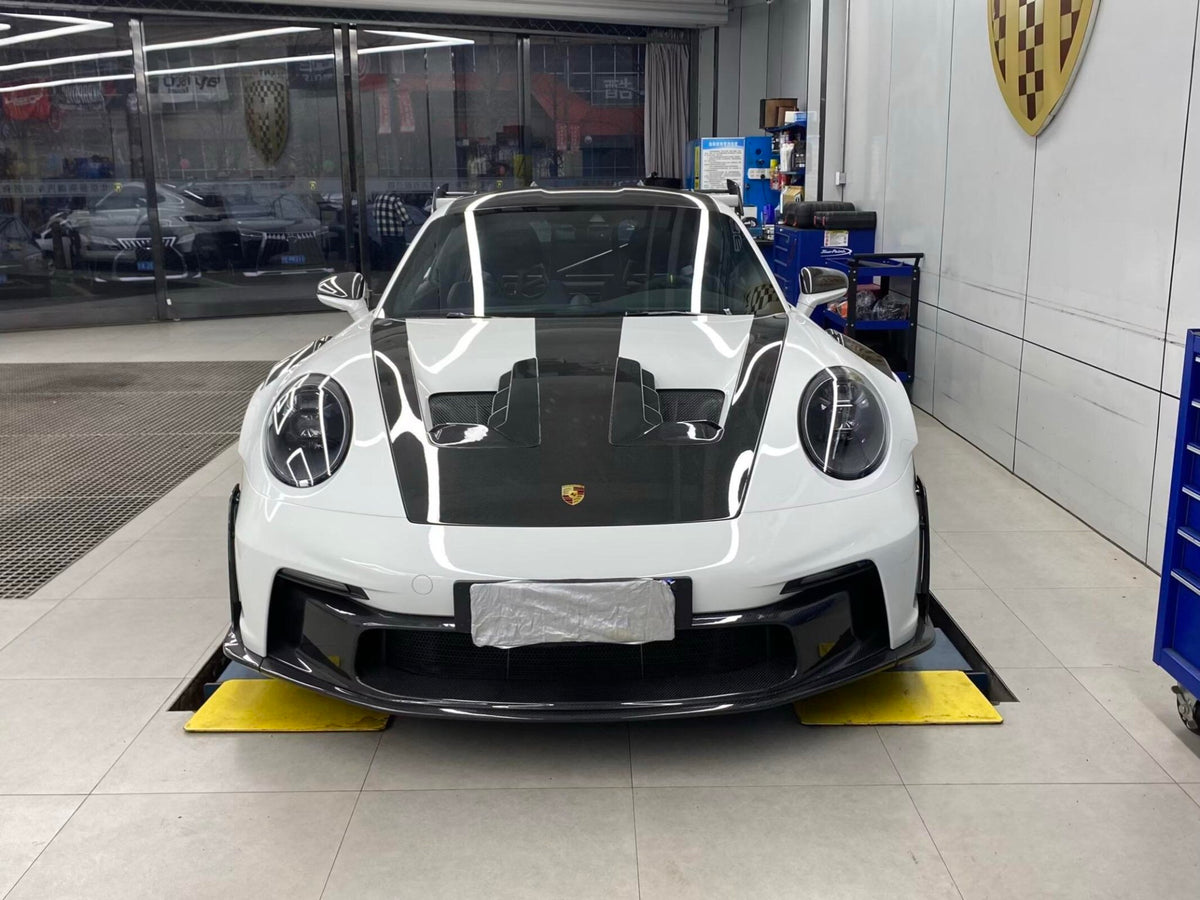 Porsche 992 GT3 RS Plastic OEM Dry-Carbon Replacement Kit Aftermarket Carbon Fiber Part / Bodykit - Robot Bodykits
