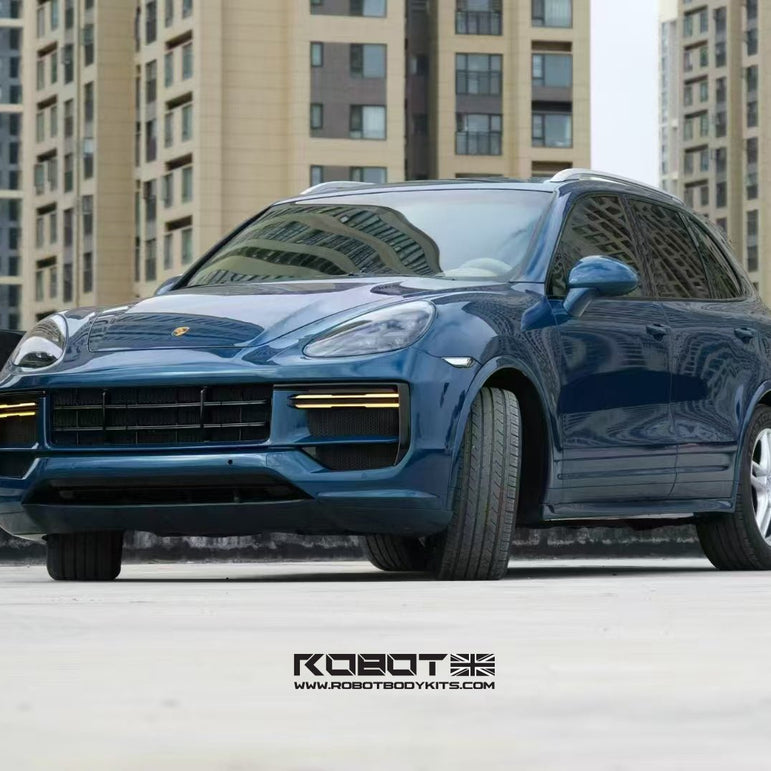 Porsche Cayenne 958.1 2011 - 14 to 2024 GTS (9Y0.2) Conversion Kit Including Headlight & Tail light Aftermarket Carbon Fiber Part / Bodykit - Robot Bodykits