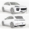 Porsche Cayenne 9Y0.2 (2024+) Turbo Body Kit – Plus DRL Package Aftermarket Carbon Fiber Part / Bodykit - Robot Bodykits