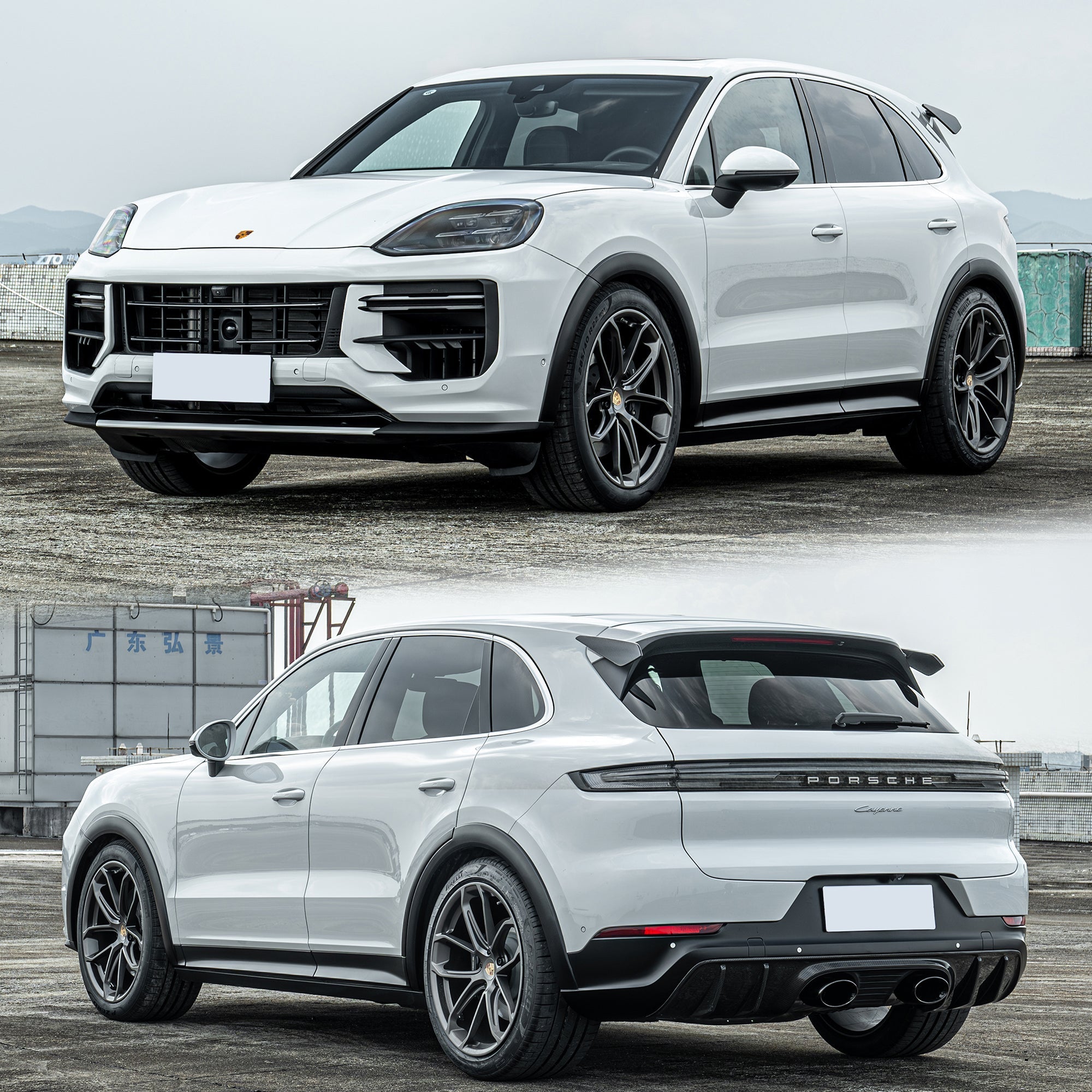 Porsche Cayenne 9Y0.2 (2024+) Turbo GT Body Kit – Plus DRL Package Aftermarket Carbon Fiber Part / Bodykit - Robot Bodykits