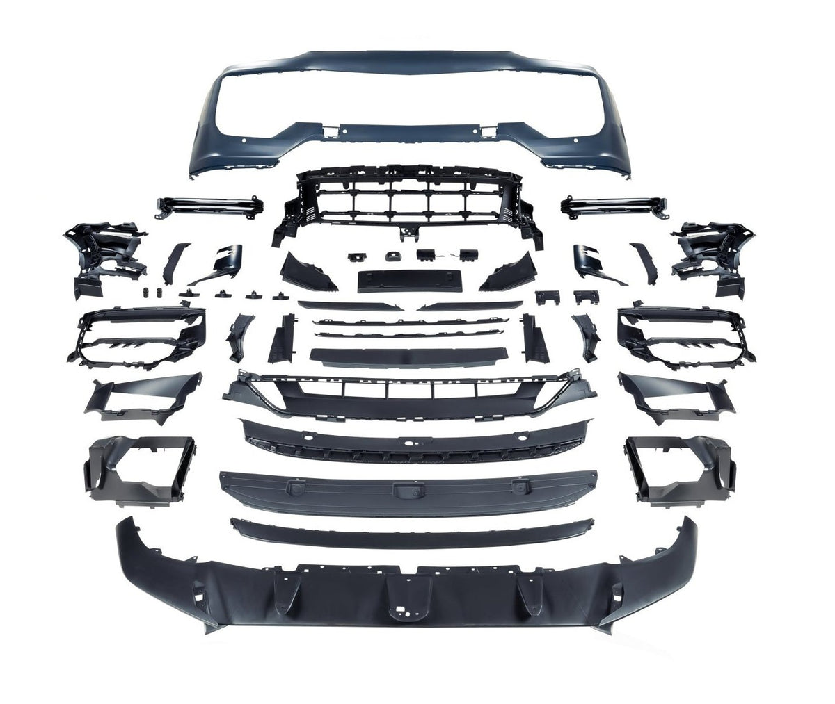 Porsche Cayenne 9Y0.2 (2024+) Turbo GT Front Bumper – Plus DRL Package Aftermarket Carbon Fiber Part / Bodykit - Robot Bodykits