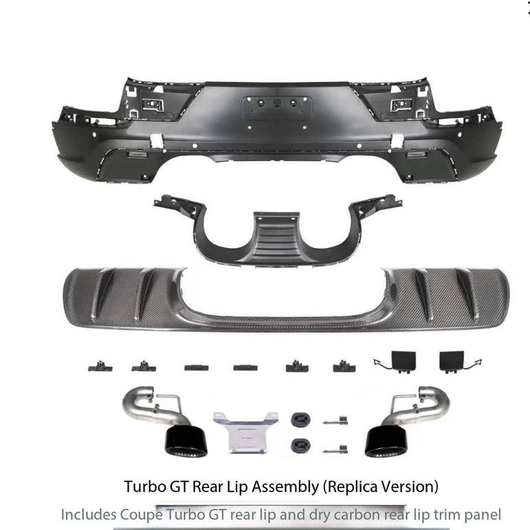 Porsche Cayenne 9Y0.2 (2024+) Turbo GT Rear Bumper Conversion Aftermarket Carbon Fiber Part / Bodykit - Robot Bodykits
