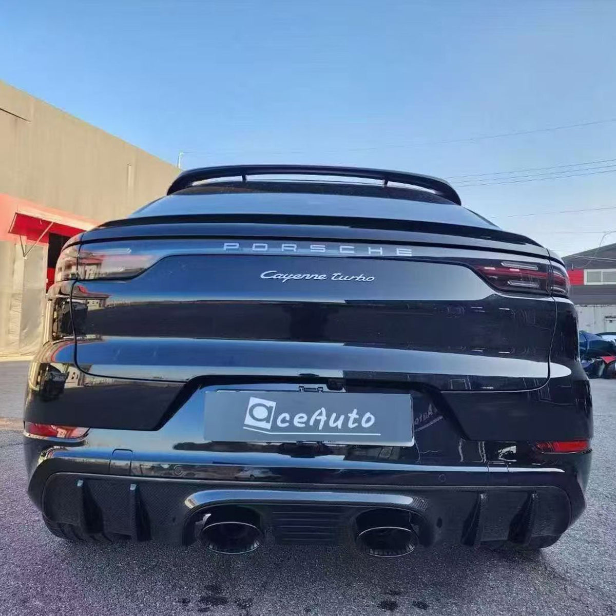 Porsche Cayenne 9Y0.2 (2024+) Turbo GT Rear Bumper Conversion Aftermarket Carbon Fiber Part / Bodykit - Robot Bodykits