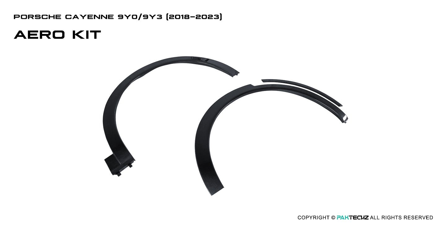 Porsche Cayenne Paktechz Full Dry Carbon Aerodynamics kit 2018-20 Aftermarket Carbon Fiber Part / Bodykit - Robot Bodykits