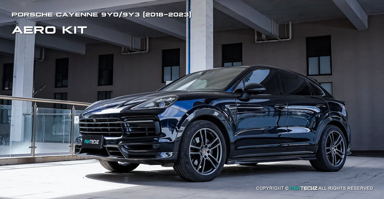 Porsche Cayenne Paktechz Full Dry Carbon Aerodynamics kit 2018-20 Aftermarket Carbon Fiber Part / Bodykit - Robot Bodykits