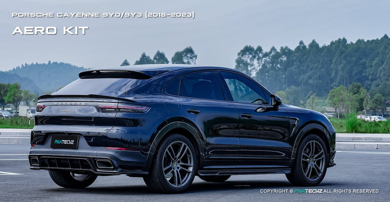 Porsche Cayenne Paktechz Full Dry Carbon Aerodynamics kit 2018 - 20 Aftermarket Carbon Fiber Part / Bodykit - Robot Bodykits