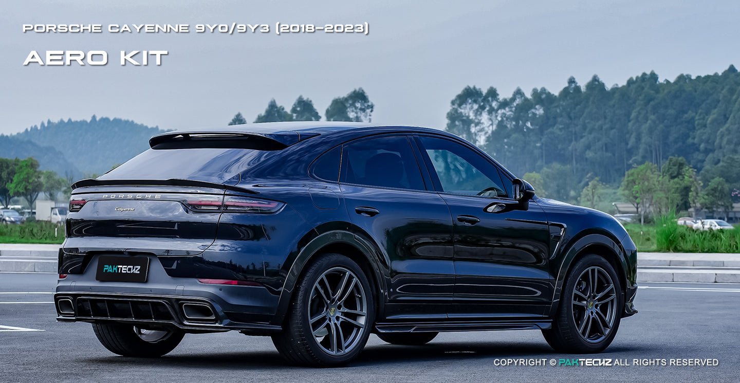 Porsche Cayenne Paktechz Full Dry Carbon Aerodynamics kit 2018 - 20 Aftermarket Carbon Fiber Part / Bodykit - Robot Bodykits
