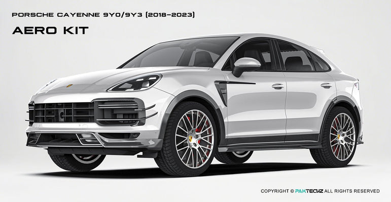 Porsche Cayenne Paktechz Full Dry Carbon Aerodynamics kit 2018 - 20 Aftermarket Carbon Fiber Part / Bodykit - Robot Bodykits