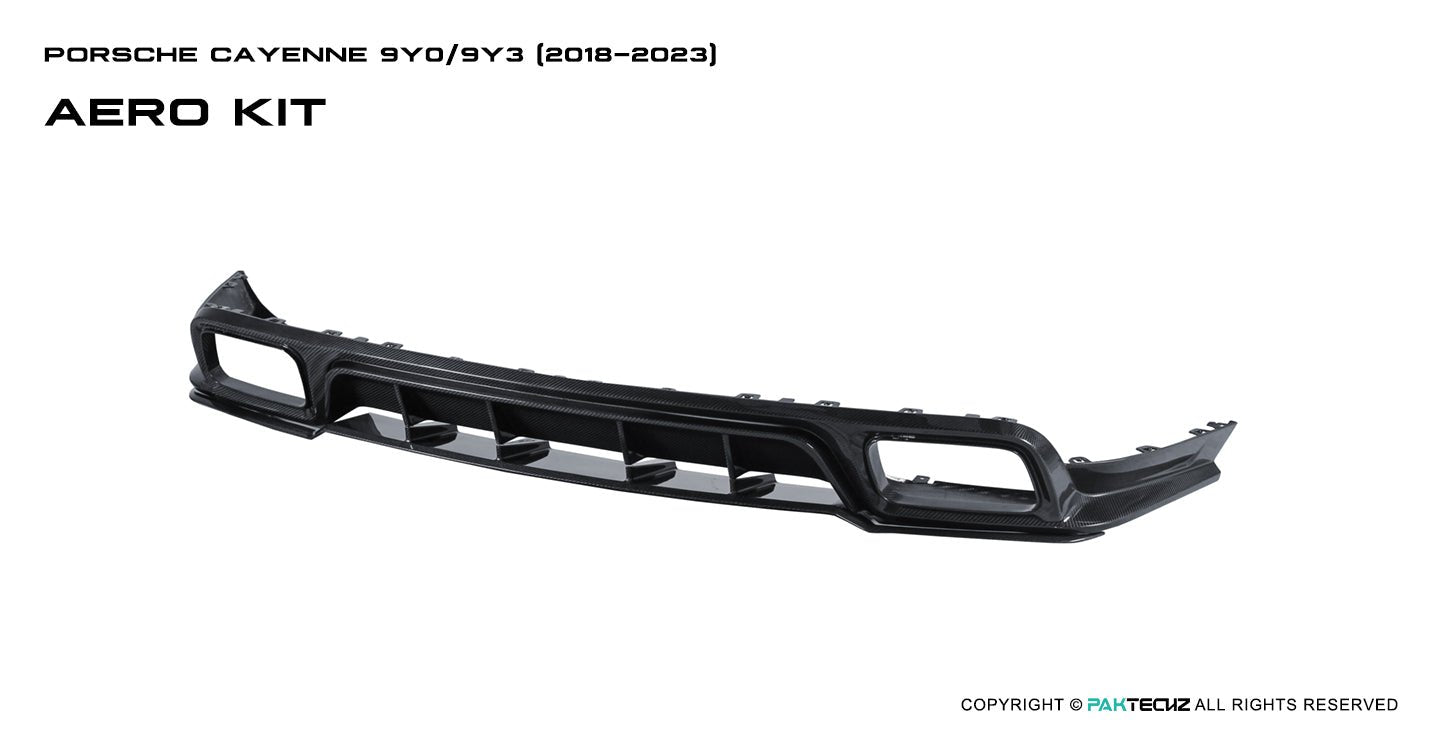 Porsche Cayenne Paktechz Full Dry Carbon Aerodynamics kit 2018 - 20 Aftermarket Carbon Fiber Part / Bodykit - Robot Bodykits