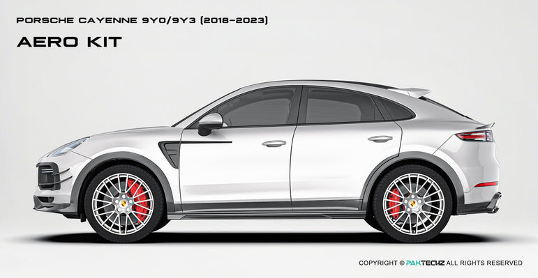 Porsche Cayenne Paktechz Full Dry Carbon Aerodynamics kit 2018-20 Aftermarket Carbon Fiber Part / Bodykit - Robot Bodykits