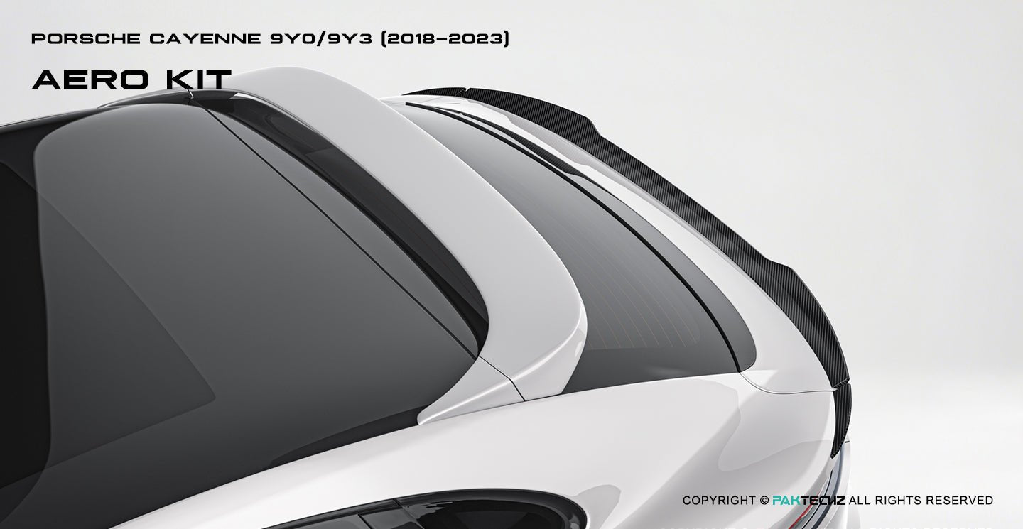 Porsche Cayenne Paktechz Full Dry Carbon Aerodynamics kit 2018 - 20 Aftermarket Carbon Fiber Part / Bodykit - Robot Bodykits