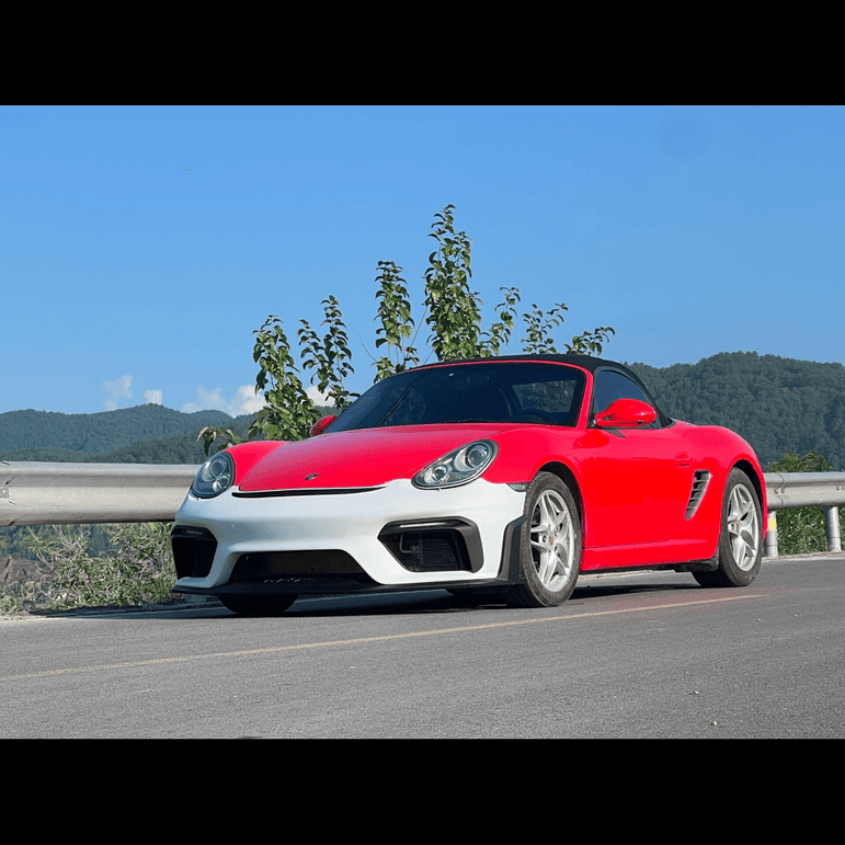 Porsche Cayman 987 (2005–2012) GT4 RS Style PP Front Bumper Aftermarket Carbon Fiber Part / Bodykit - Robot Bodykits