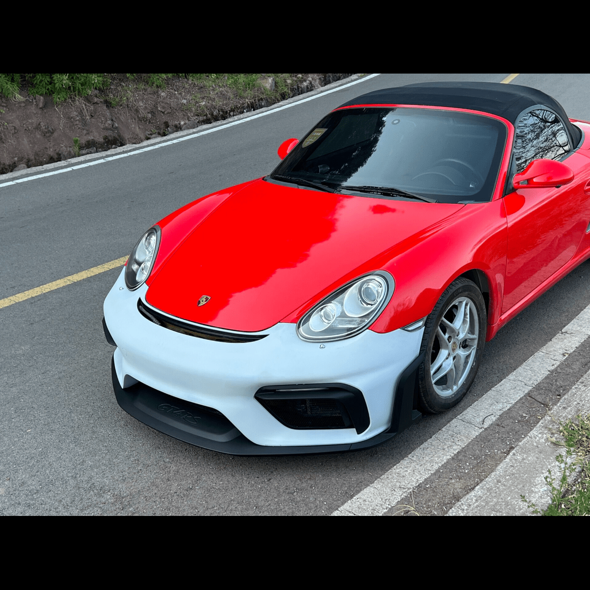 Porsche Cayman 987 (2005–2012) GT4 RS Style PP Front Bumper Aftermarket Carbon Fiber Part / Bodykit - Robot Bodykits