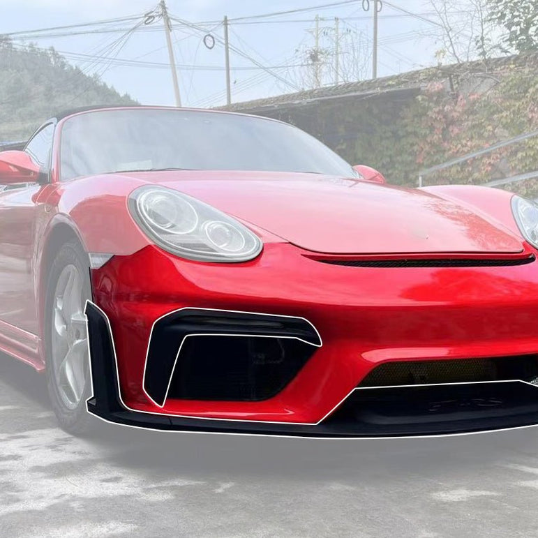 Porsche Cayman 987 (2005–2012) GT4 RS Style PP Front Bumper Aftermarket Carbon Fiber Part / Bodykit - Robot Bodykits
