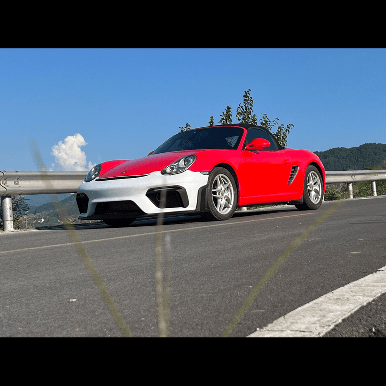Porsche Cayman 987 (2005–2012) GT4 RS Style PP Front Bumper Aftermarket Carbon Fiber Part / Bodykit - Robot Bodykits