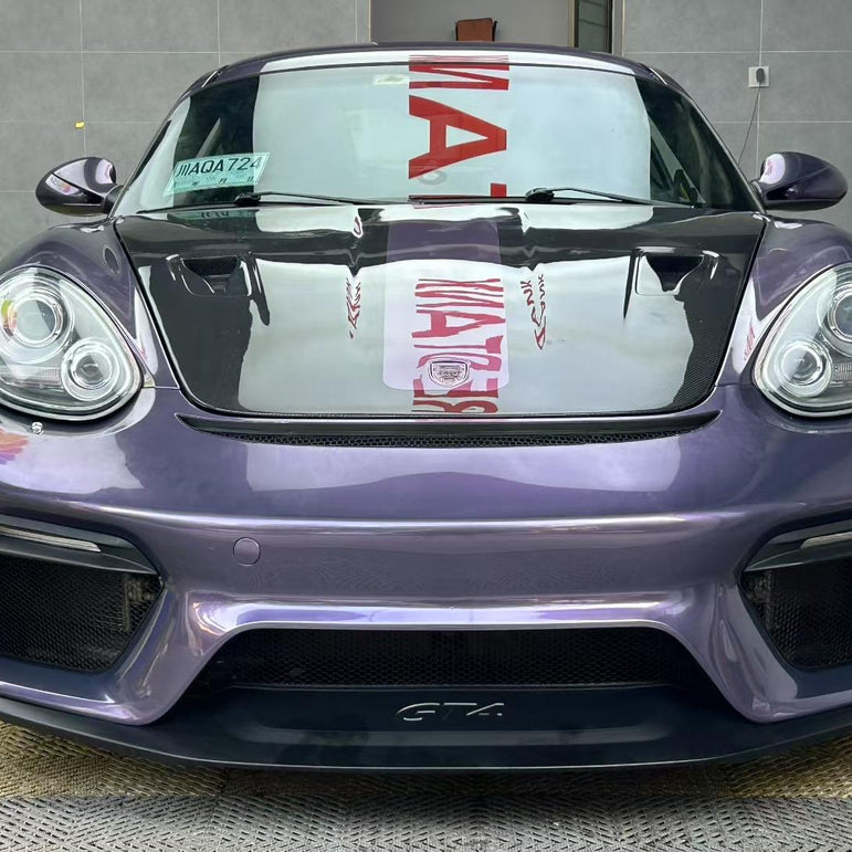 Porsche Cayman 987 (2005–2012) GT4 Style PP Front Bumper Aftermarket Carbon Fiber Part / Bodykit - Robot Bodykits