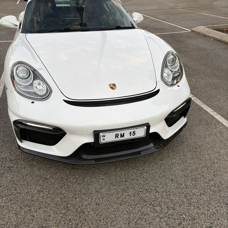 Porsche Cayman 987 (2005–2012) GT4 Style PP Front Bumper Aftermarket Carbon Fiber Part / Bodykit - Robot Bodykits