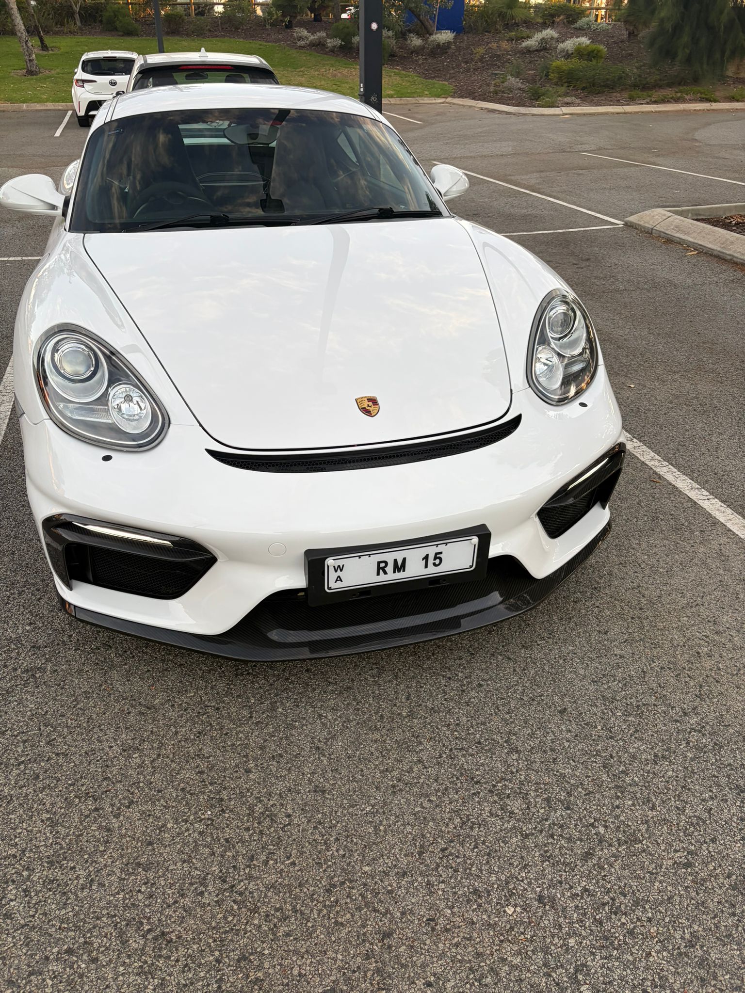 Porsche Cayman 987 (2005–2012) GT4 Style PP Front Bumper Aftermarket Carbon Fiber Part / Bodykit - Robot Bodykits
