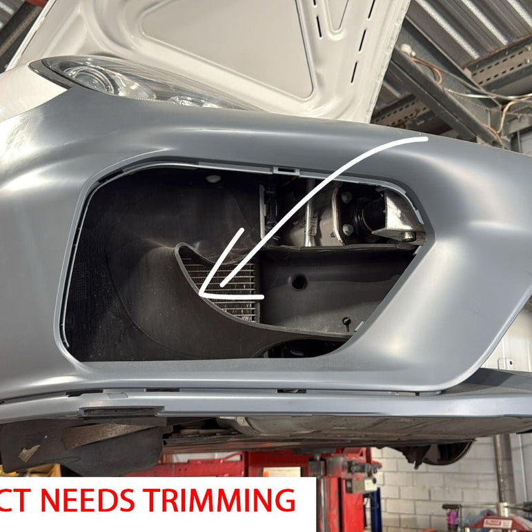 Porsche Cayman 987 (2005–2012) GT4 Style PP Front Bumper Aftermarket Carbon Fiber Part / Bodykit - Robot Bodykits