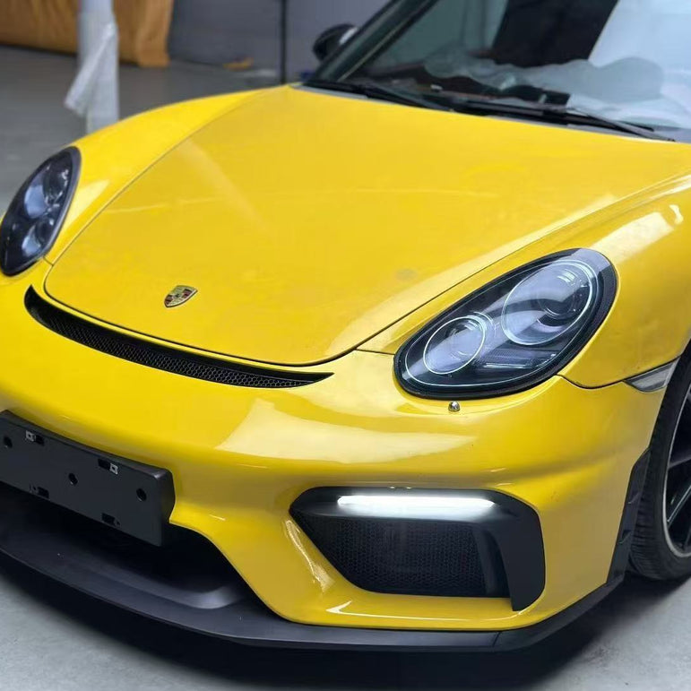 Porsche Cayman 987 (2005–2012) GT4 Style PP Front Bumper Aftermarket Carbon Fiber Part / Bodykit - Robot Bodykits