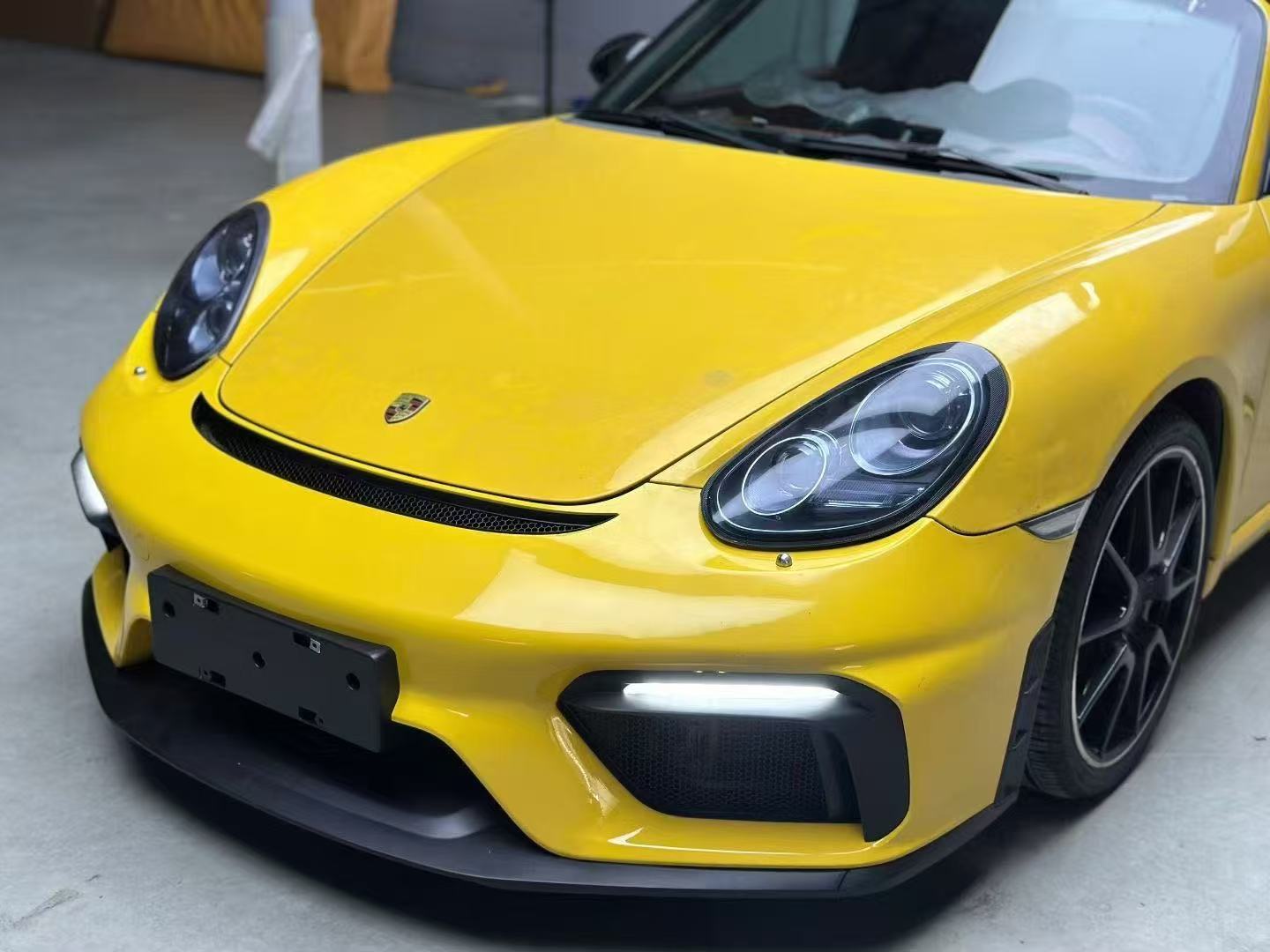 Porsche Cayman 987 (2005–2012) GT4 Style PP Front Bumper Aftermarket Carbon Fiber Part / Bodykit - Robot Bodykits