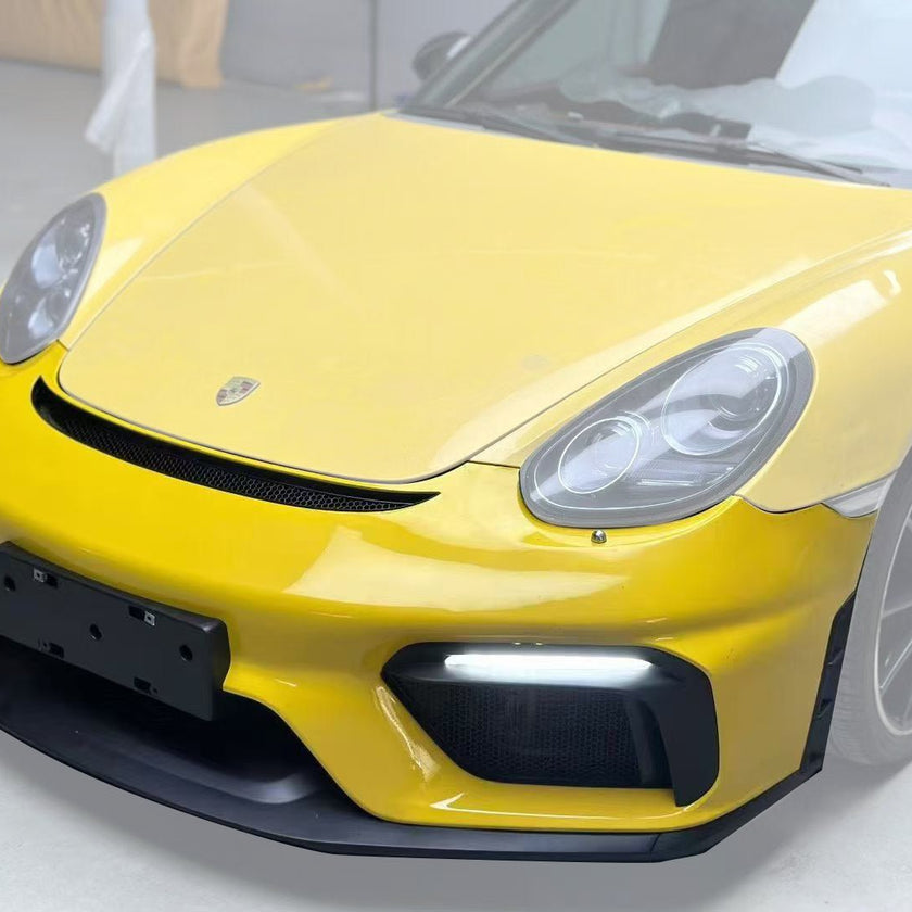 Porsche Cayman 987 (2005–2012) GT4 Style PP Front Bumper Aftermarket Carbon Fiber Part / Bodykit - Robot Bodykits