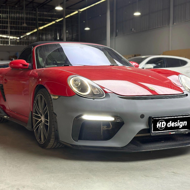 Porsche Cayman 987 (2005–2012) GT4 Style PP Front Bumper Aftermarket Carbon Fiber Part / Bodykit - Robot Bodykits