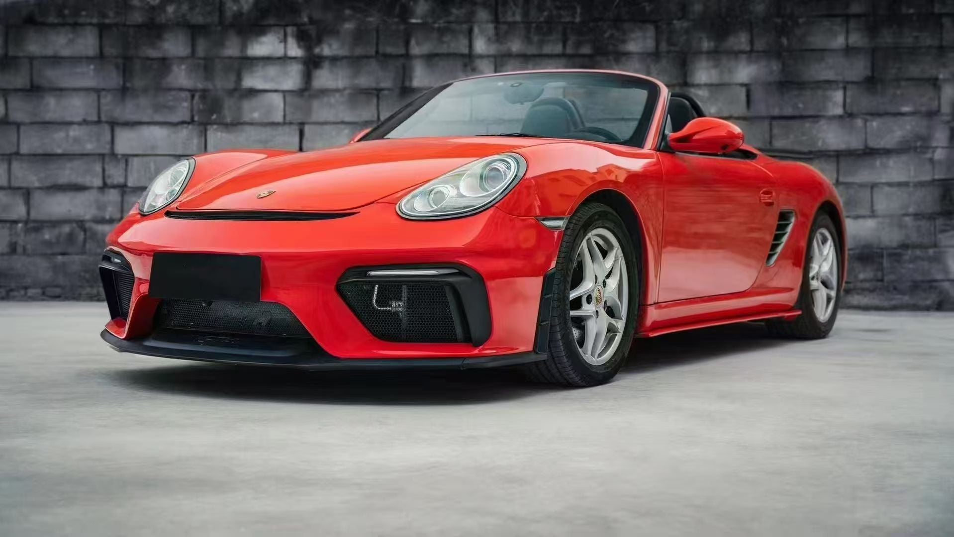 Porsche Cayman 987 (2005–2012) GT4 Style PP Front Bumper Aftermarket Carbon Fiber Part / Bodykit - Robot Bodykits