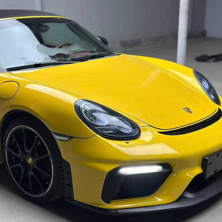 Porsche Cayman 987 (2005–2012) GT4 Style PP Front Bumper Aftermarket Carbon Fiber Part / Bodykit - Robot Bodykits