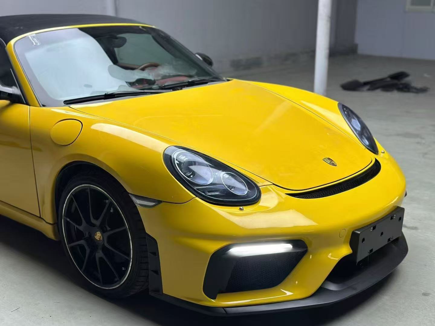 Porsche Cayman 987 (2005–2012) GT4 Style PP Front Bumper Aftermarket Carbon Fiber Part / Bodykit - Robot Bodykits
