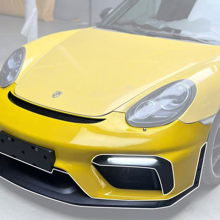 Porsche Cayman 987 (2005–2012) GT4 Style PP Front Bumper Aftermarket Carbon Fiber Part / Bodykit - Robot Bodykits