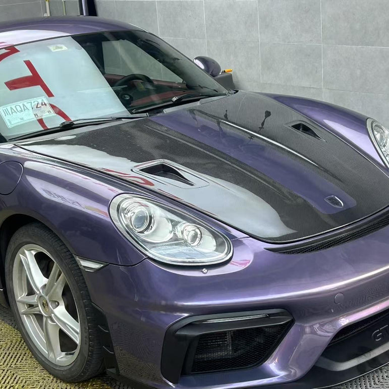 Porsche Cayman 987 (2005–2012) GT4 Style PP Front Bumper Aftermarket Carbon Fiber Part / Bodykit - Robot Bodykits