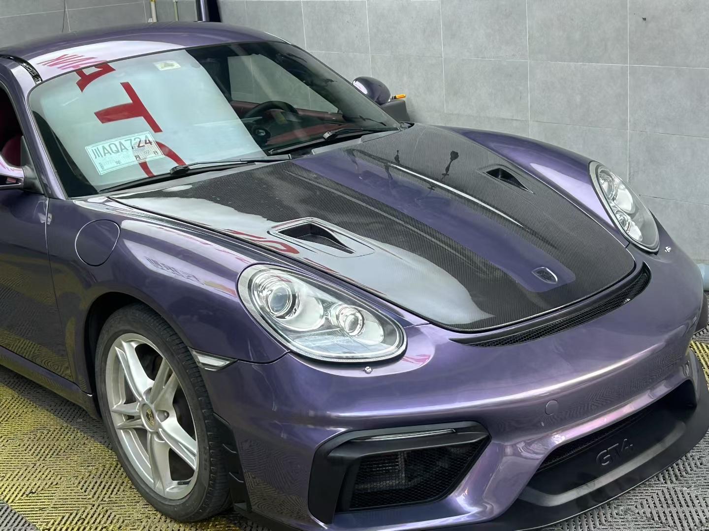 Porsche Cayman 987 (2005–2012) GT4 Style PP Front Bumper Aftermarket Carbon Fiber Part / Bodykit - Robot Bodykits