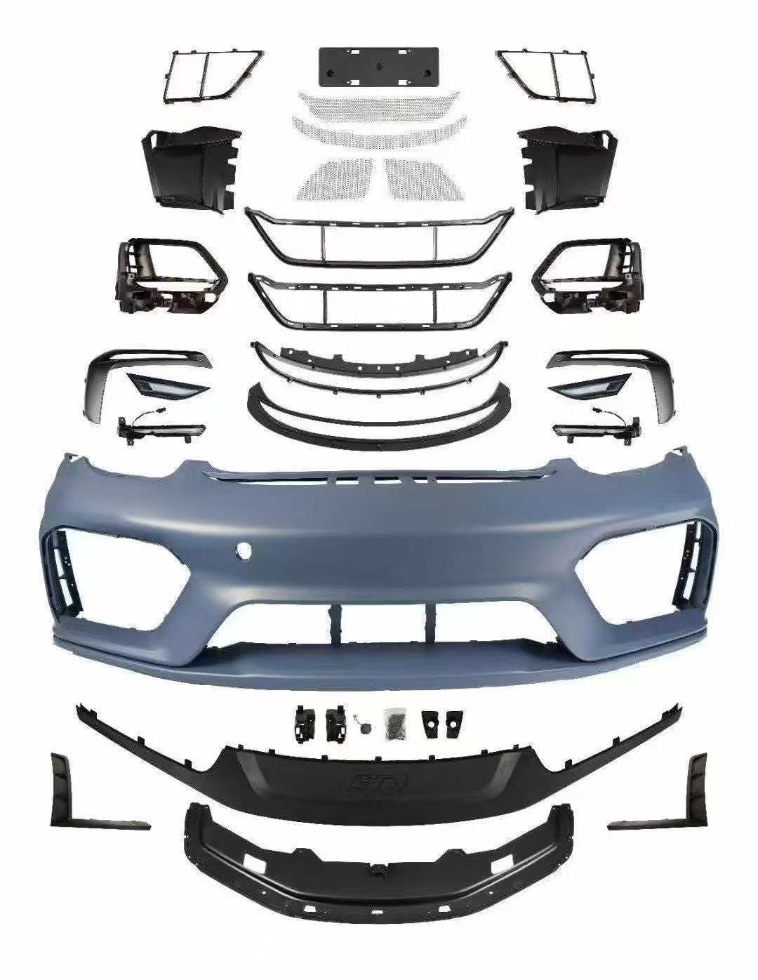 Porsche Cayman 987 (2005–2012) GT4 Style PP Front Bumper Aftermarket Carbon Fiber Part / Bodykit - Robot Bodykits