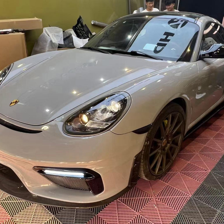 Porsche Cayman 987 (2005–2012) GT4 Style PP Front Bumper Aftermarket Carbon Fiber Part / Bodykit - Robot Bodykits