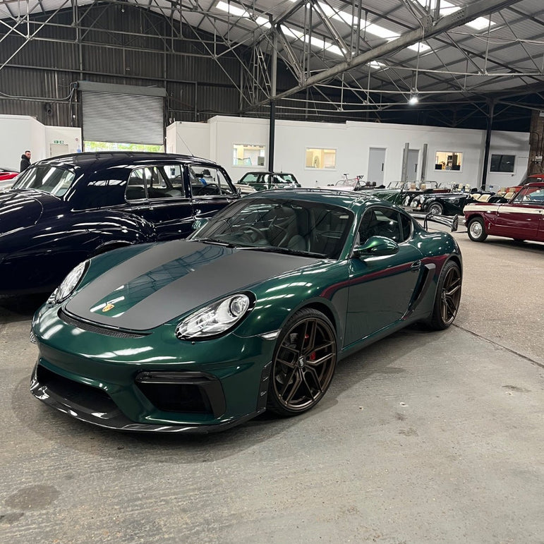 Porsche Cayman 987 (2005–2012) GT4 Style PP Front Bumper Aftermarket Carbon Fiber Part / Bodykit - Robot Bodykits