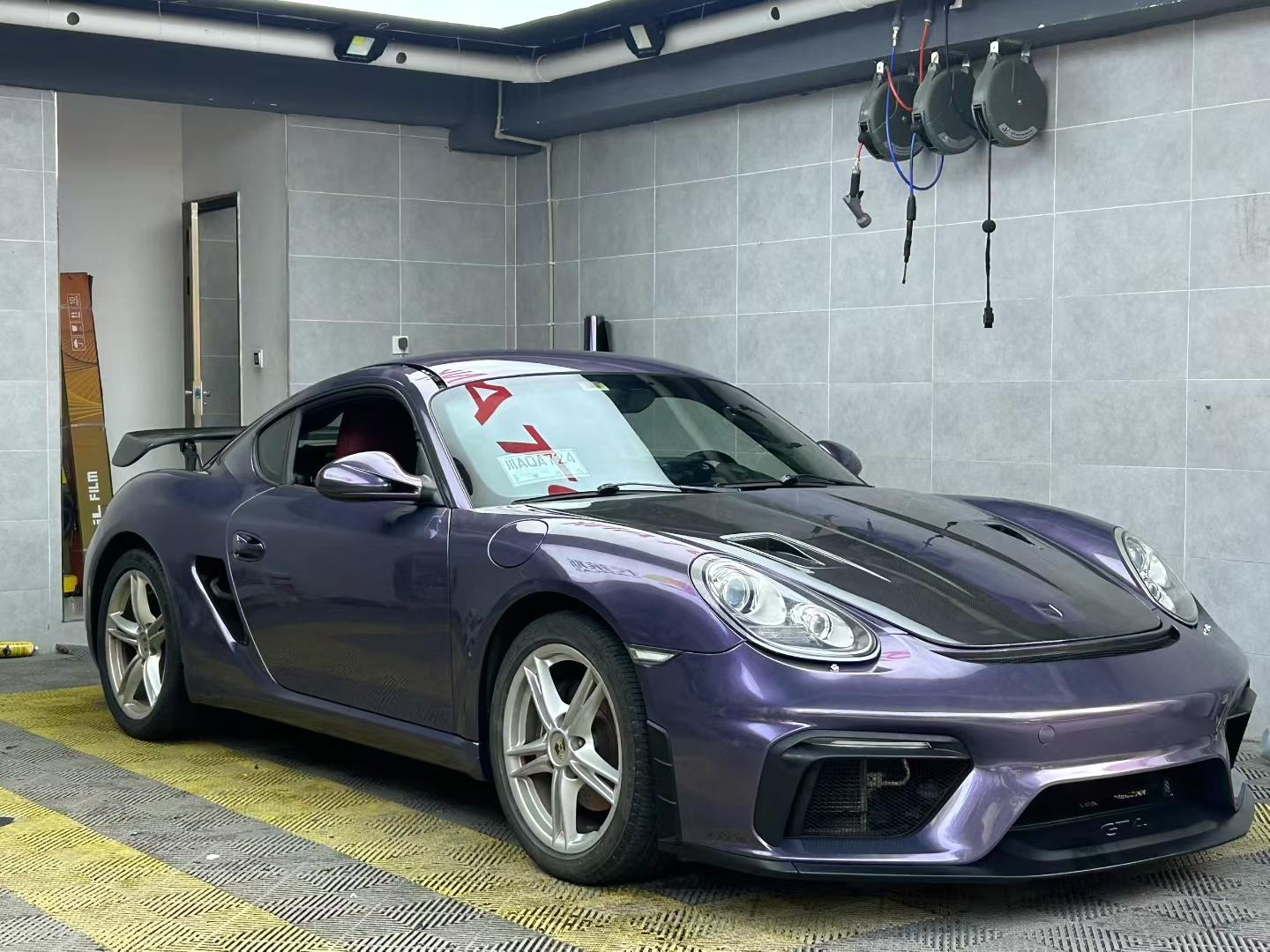 Porsche Cayman 987 (2005–2012) GT4 Style PP Front Bumper Aftermarket Carbon Fiber Part / Bodykit - Robot Bodykits