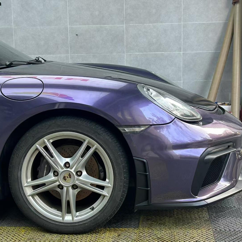 Porsche Cayman 987 (2005–2012) GT4 Style PP Front Bumper Aftermarket Carbon Fiber Part / Bodykit - Robot Bodykits