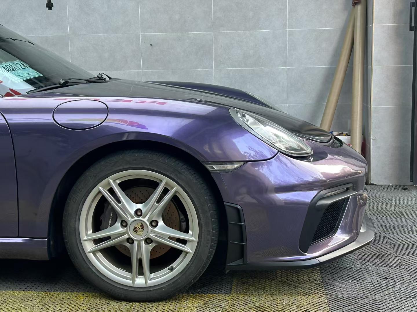 Porsche Cayman 987 (2005–2012) GT4 Style PP Front Bumper Aftermarket Carbon Fiber Part / Bodykit - Robot Bodykits