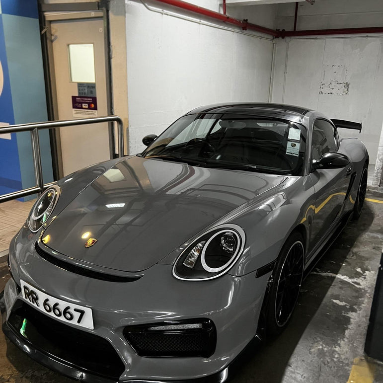 Porsche Cayman 987 (2005–2012) GT4 Style PP Front Bumper Aftermarket Carbon Fiber Part / Bodykit - Robot Bodykits