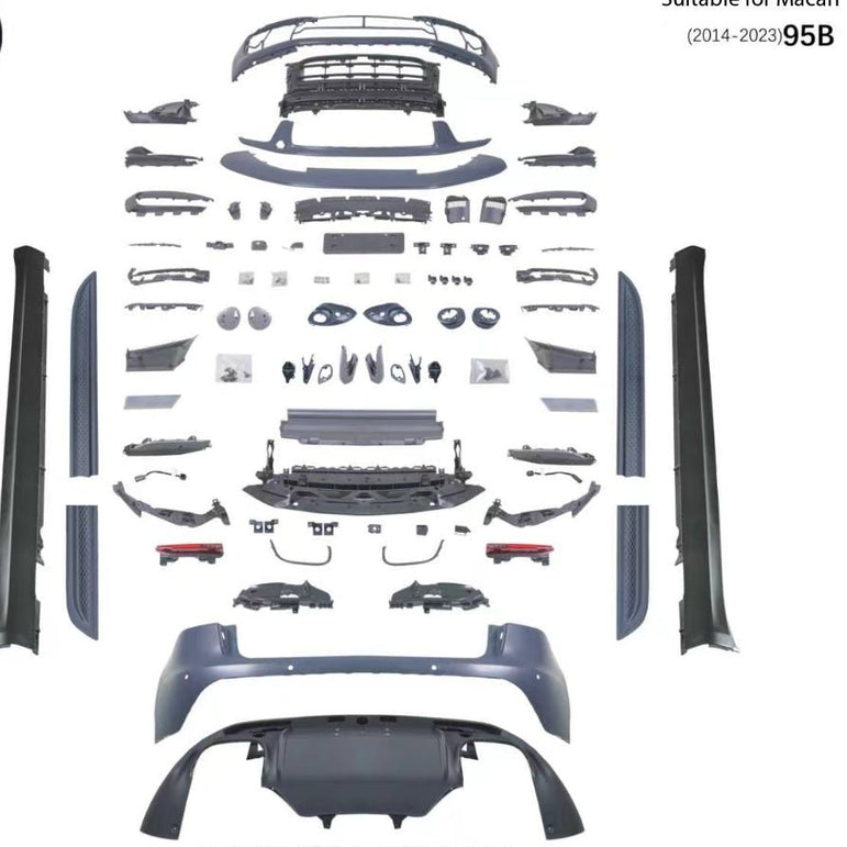 Porsche Macan 95B (2014 - 2023) Convert to (2023) 95B.3 Full Conversion Kit Aftermarket Carbon Fiber Part / Bodykit - Robot Bodykits