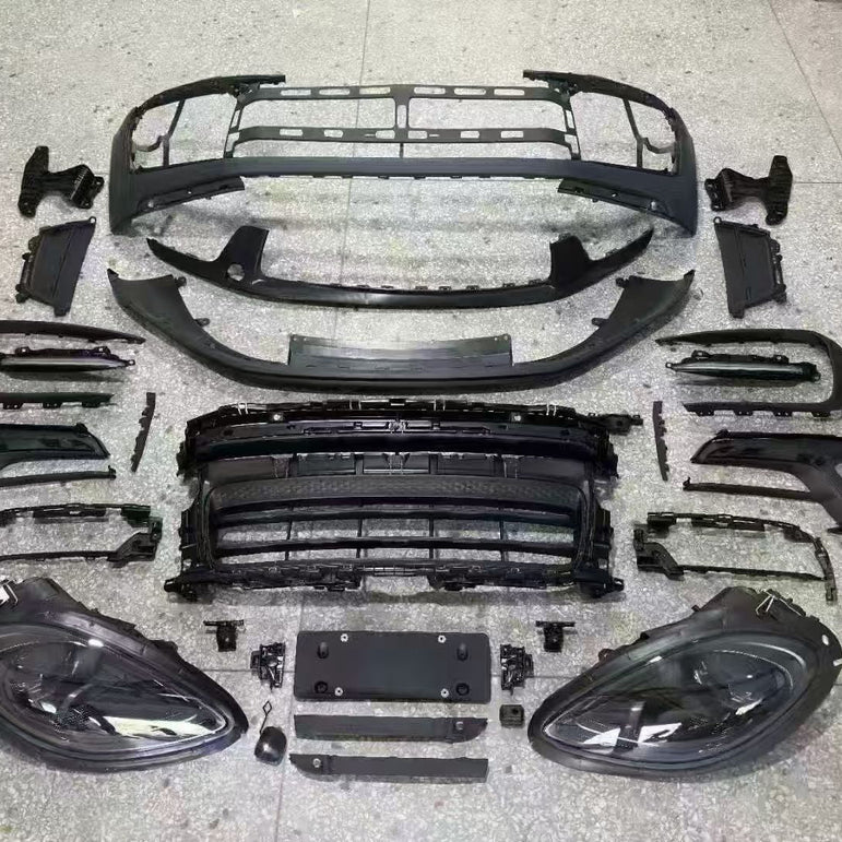 Porsche Macan 95B (2014 - 2023) Convert to (2023) 95B.3 Full Conversion Kit Aftermarket Carbon Fiber Part / Bodykit - Robot Bodykits