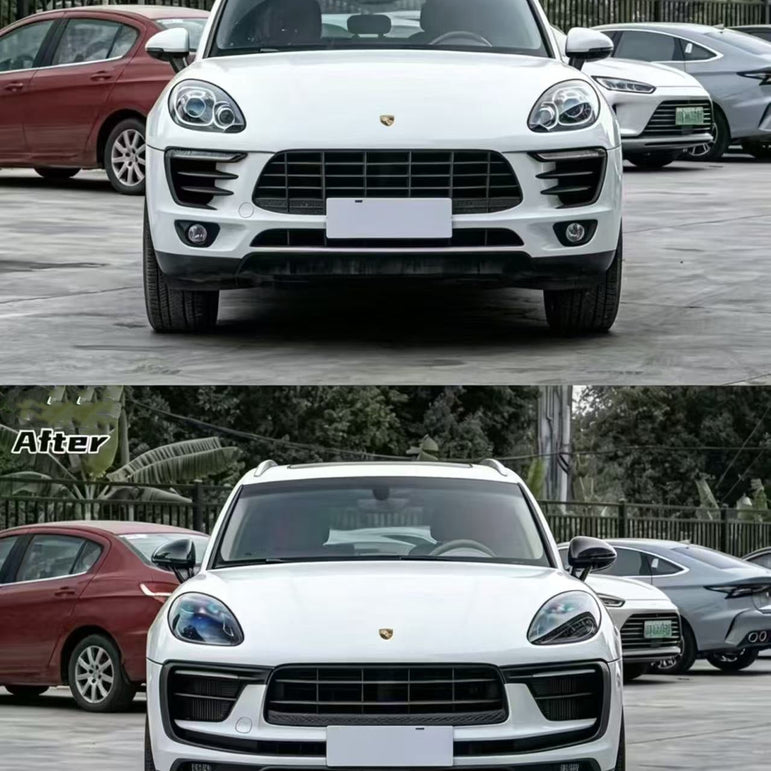 Porsche Macan 95B (2014 - 2023) Convert to (2023) 95B.3 Full Conversion Kit Aftermarket Carbon Fiber Part / Bodykit - Robot Bodykits