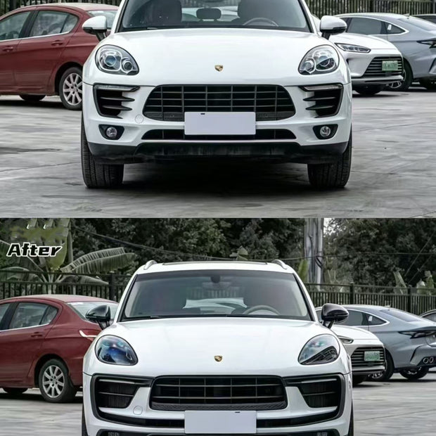 Porsche Macan 95B (2014 - 2023) Convert to (2023) 95B.3 Full Conversion Kit Aftermarket Carbon Fiber Part / Bodykit - Robot Bodykits