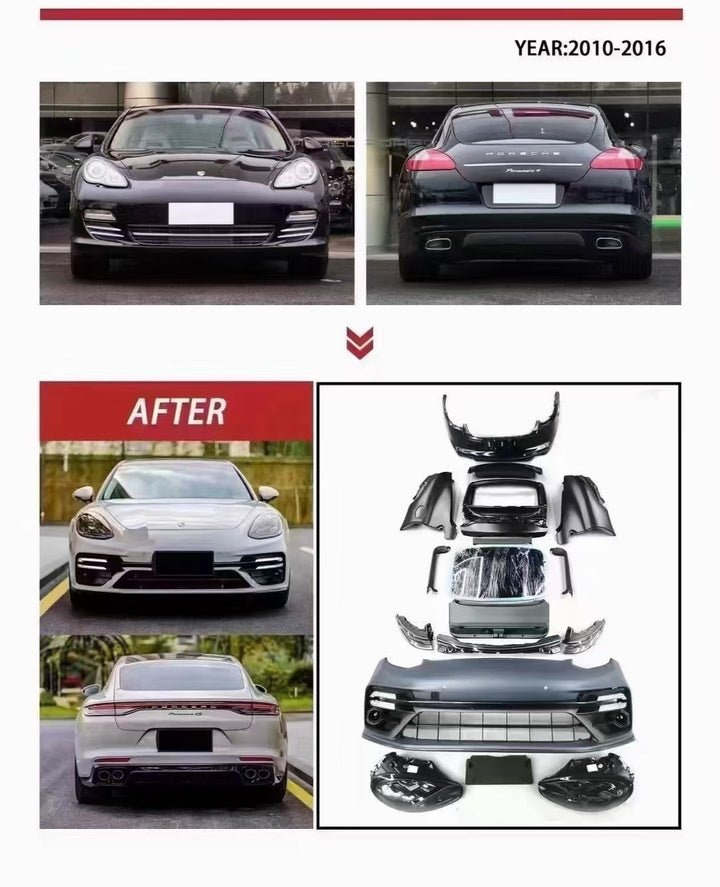 Porsche Panamera 970 Convert to 971 Full Conversion Kit Aftermarket Carbon Fiber Part / Bodykit - Robot Bodykits