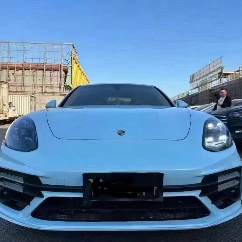 Porsche Panamera 970 Convert to 971 GTS Front Bumper Conversion Kit w/ Headlight Aftermarket Carbon Fiber Part / Bodykit - Robot Bodykits