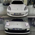 Porsche Panamera 970 Convert to 971 GTS Front Bumper Conversion Kit w/ Headlight Aftermarket Carbon Fiber Part / Bodykit - Robot Bodykits